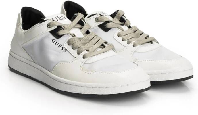 GUESS FM7THEFAB12 leren sneakers wit