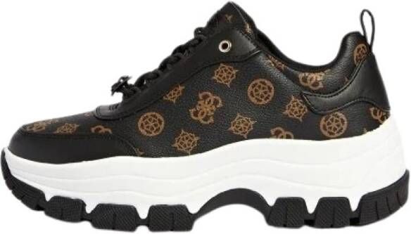 Guess Sneaker Zep Bria 4G Logo D23Gu29 Fl7Birfal12 , Zwart, Dames