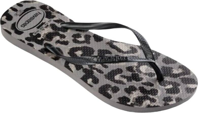 Havaianas Teenslippers SLIM ANIMALS met luipaardprint