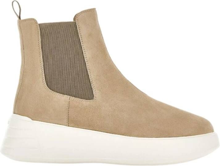 Hogan Rebel Chelsea laarzen , Beige, Dames