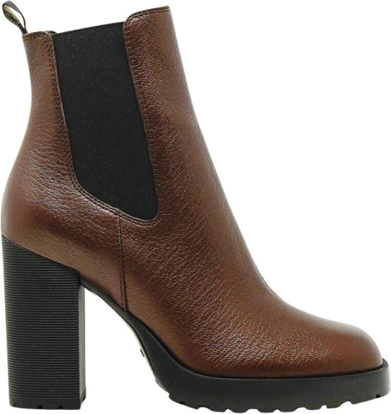 Hogan Enkellaarsjes Bruin Dames