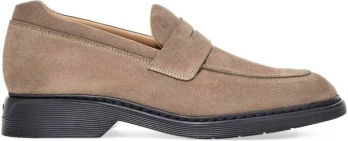 Hogan Instappers & Slip ons Beige Heren