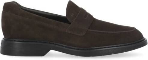 Hogan Instappers & Slip ons Bruin Heren