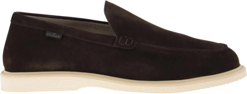 Hogan Instappers & Slip ons Bruin Heren