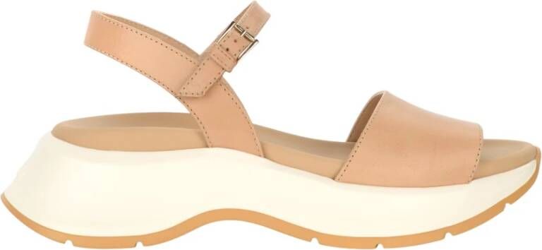 Hogan Sandalen h585 beige , Bruin, Dames