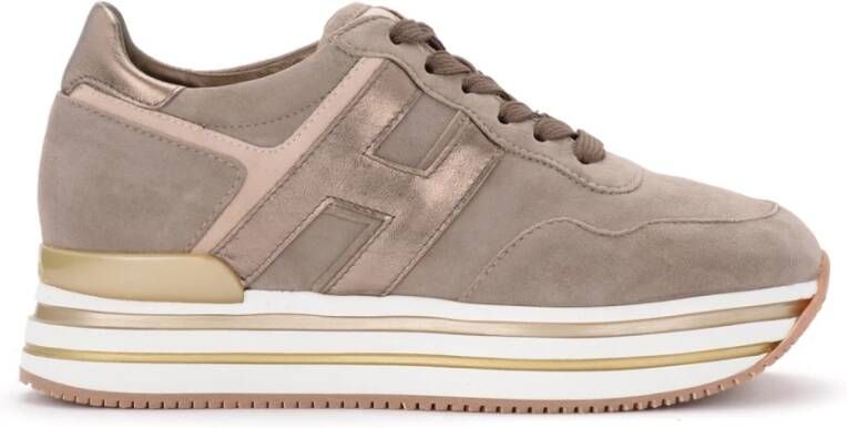 Hogan Midi 483 sneakers , Beige, Dames