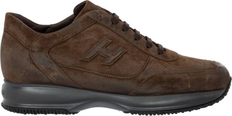 Hogan Interactieve sneakers , Bruin, Heren