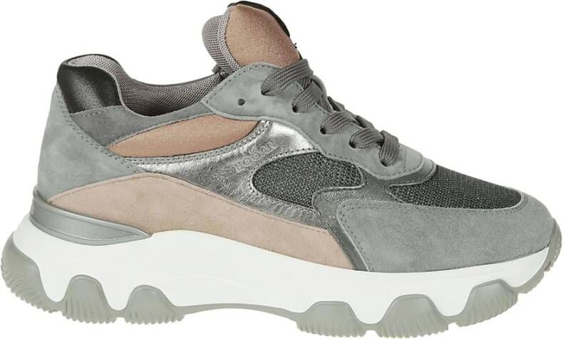 Hogan Hyperactive Allacciato Sneakers , Grijs, Dames