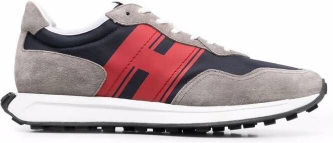Hogan H601 low top suede sneakers , Grijs, Heren