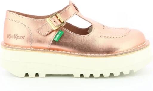 Kickers Instappers & Slip ons Roze Dames