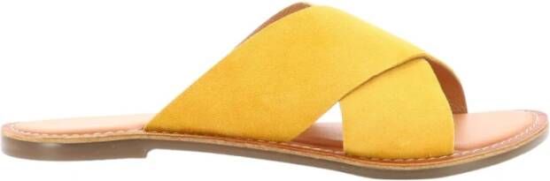 Kickers Slippers Geel Dames
