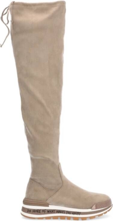 Liu Jo Hoge & overknee laarzen Beige Dames