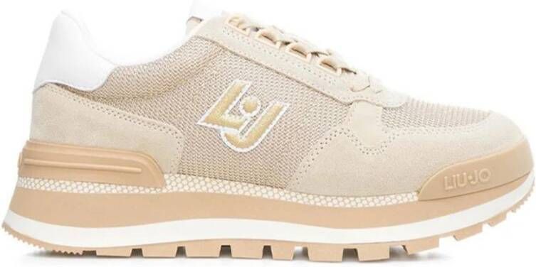 Liu Jo Women Shoes Sneakers Amazing 16 Sand Px027 Beige , Beige, Dames