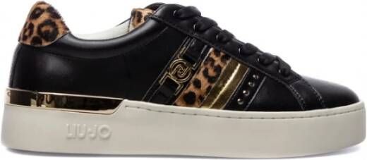 Liu Jo Sneakers schoenen Silvia in Ecoopelle D22Lj08 Bf1079 Ex117 , Zwart, Dames