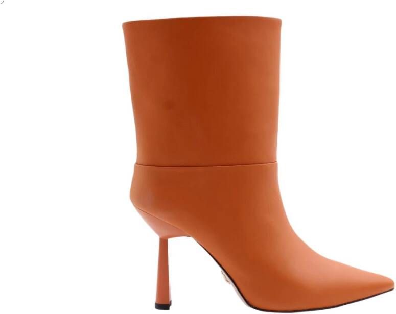 Lola Cruz Enkellaarsjes Oranje Dames