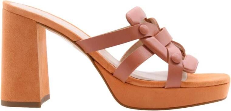 March23 High heels Oranje Dames