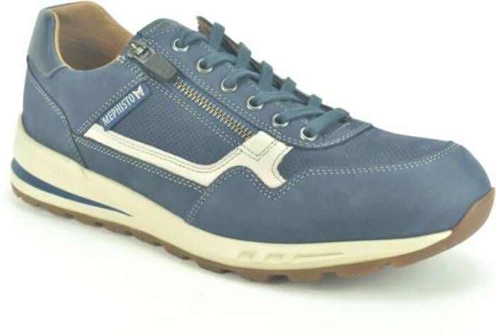 mephisto Sneakers Blauw Heren