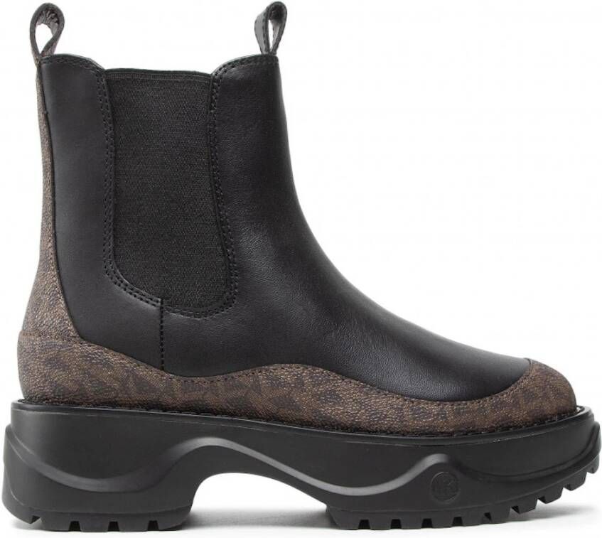Michael Kors Dupree Logo Chelsea Boots , Zwart, Dames