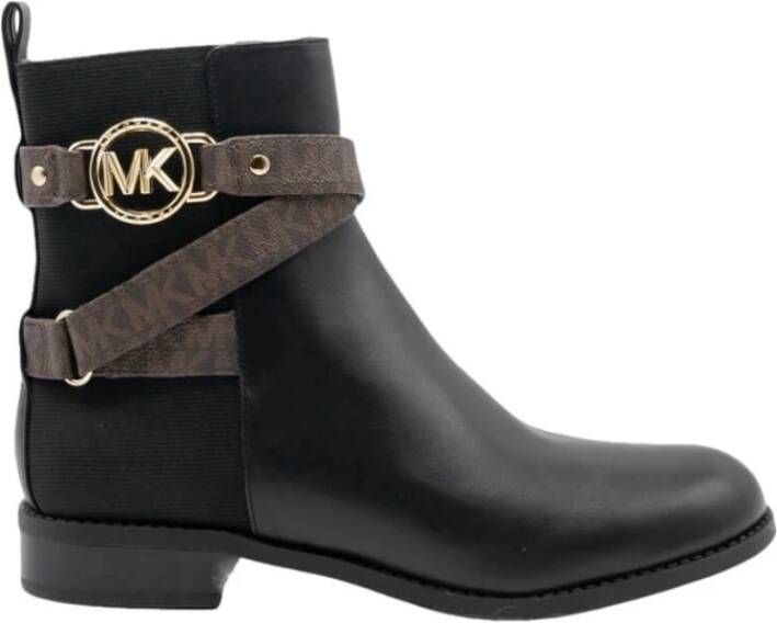 Michael Kors Rory Flat Bootie Black , Zwart, Dames