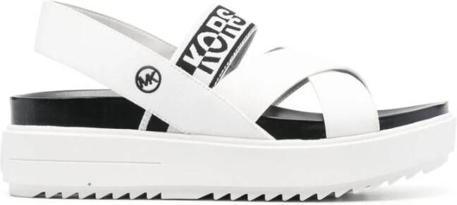 Michael Kors Flat Sandals , Wit, Dames