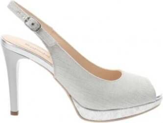 Nerogiardini Sandalen met hoge hakken , Grijs, Dames