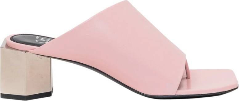 Off White Sandalen met hoge hakken , Roze, Dames