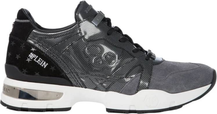 Philipp Plein Printé sneakers msc0351 saito , Grijs, Heren
