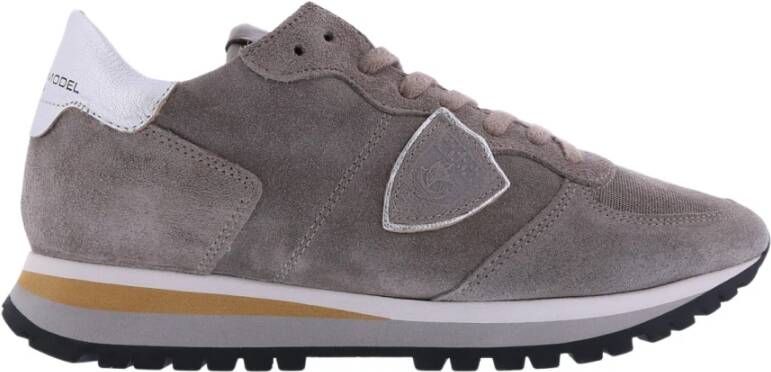 Philippe Model Vrouwenschoenen sneakers Paris Tzld Dr10 Iver taupe beige , Beige, Dames