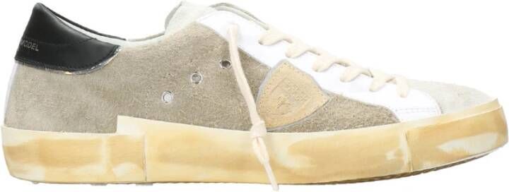 Philippe Model Low Top Sneakers , Beige, Heren