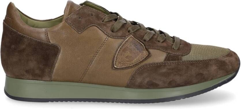 Philippe Model Sneakers low tropez , Bruin, Heren