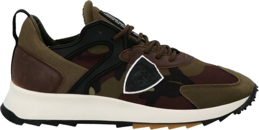Philippe Model Royale camouflage sneakers , Groen, Heren