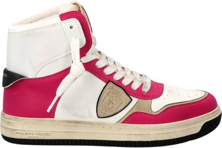 Philippe Model Lyon Recycle Mixage sneakers , Rood, Dames