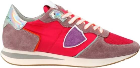 Philippe Model Trpx Mondial Pop Sneakers , Rood, Dames