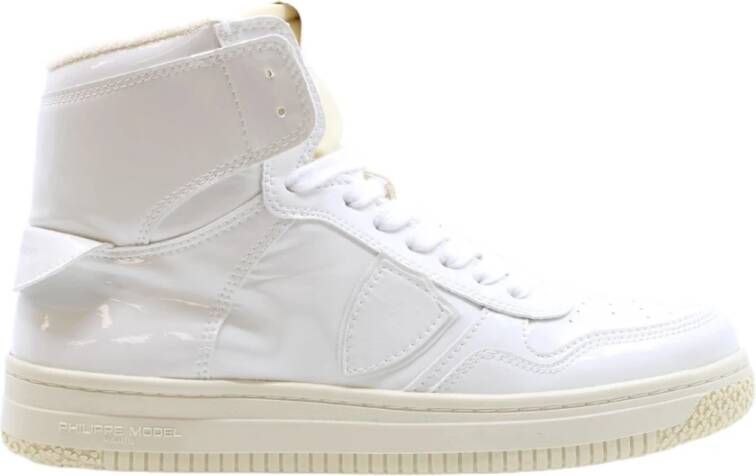 Philippe Model Lyhd vs01 Sneakers Wonam Vernies Blanc , Wit, Dames