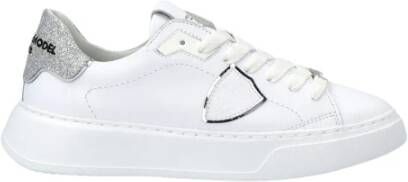 Philippe Model sneakers Temple Low Woman , Wit, Dames