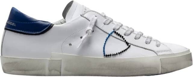 Philippe Model platte schoenen wit , Wit, Heren