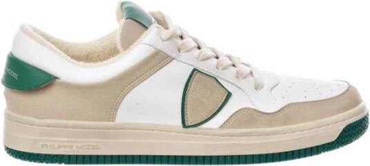 Philippe Model Lyon Recycle Mixage sneakers , Beige, Heren