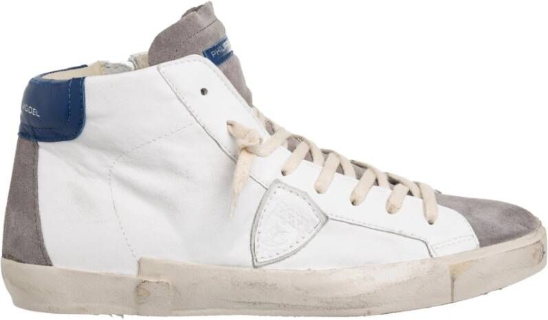 Philippe Model high top leather trainers sneakers , Wit, Heren