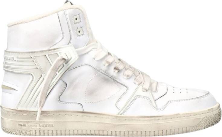 Philippe Model Sneakers High La Grande , Wit, Heren