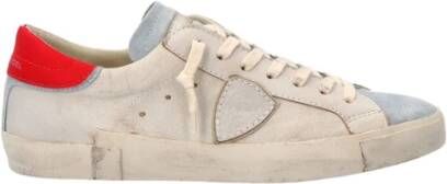 Philippe Model Sneaker lage prsx man , Wit, Heren