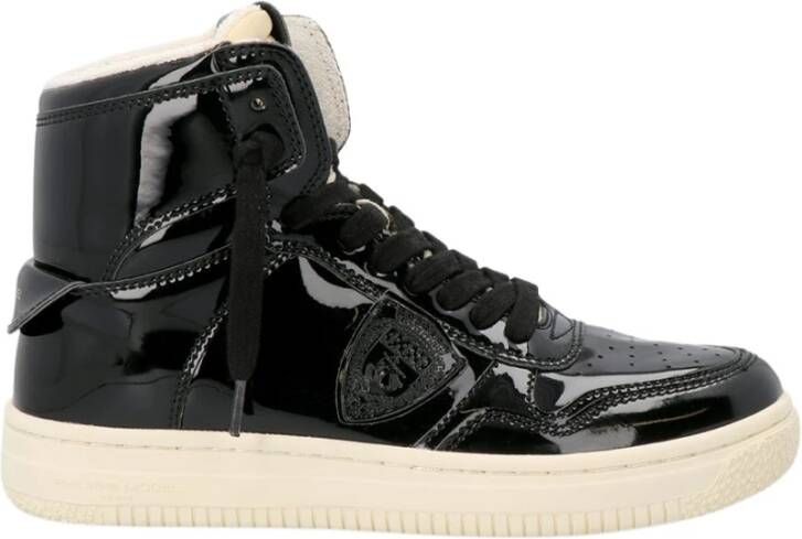 Philippe Model Sneakers Mid Lyon , Zwart, Dames