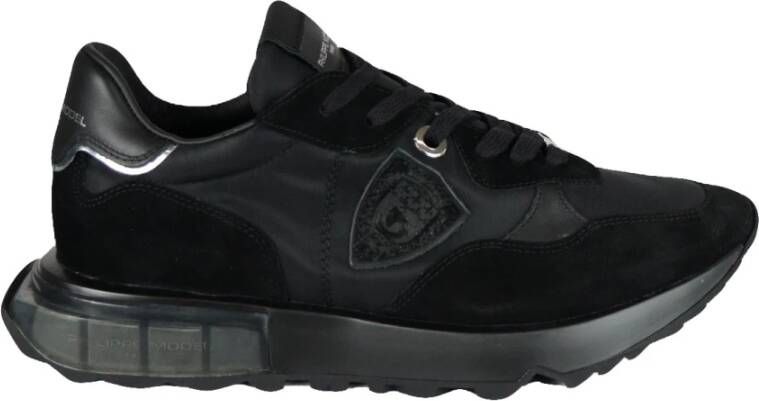 Philippe Model La rue lage sneaker , Zwart, Heren