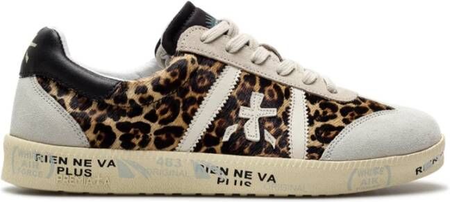Premiata Dames schoenen sneakers bonnieed 5941 leo , Bruin, Dames