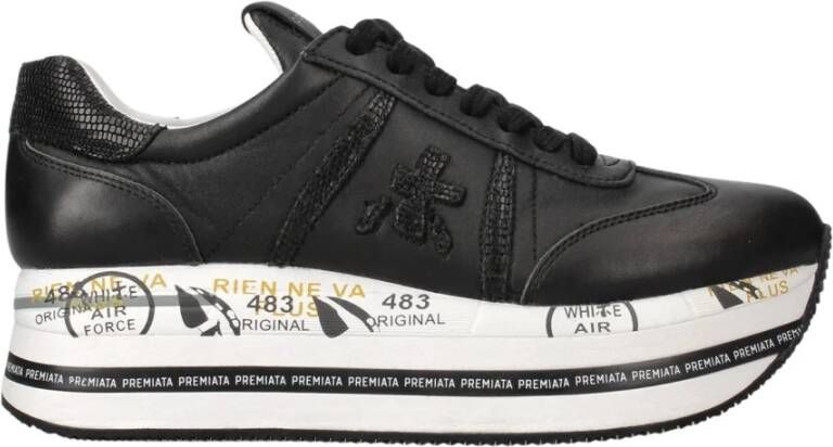 Premiata Beth Sneakers , Zwart, Dames