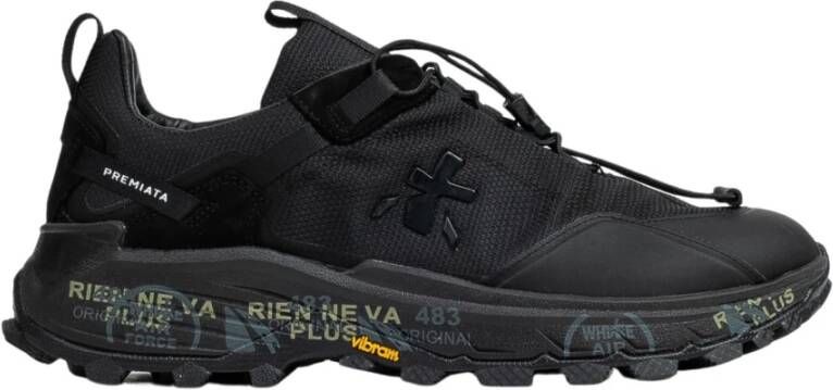 Premiata Low Sneakers , Zwart, Heren
