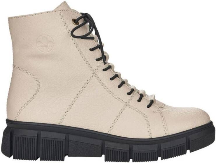 Rieker Beige Casual Booties , Beige, Dames
