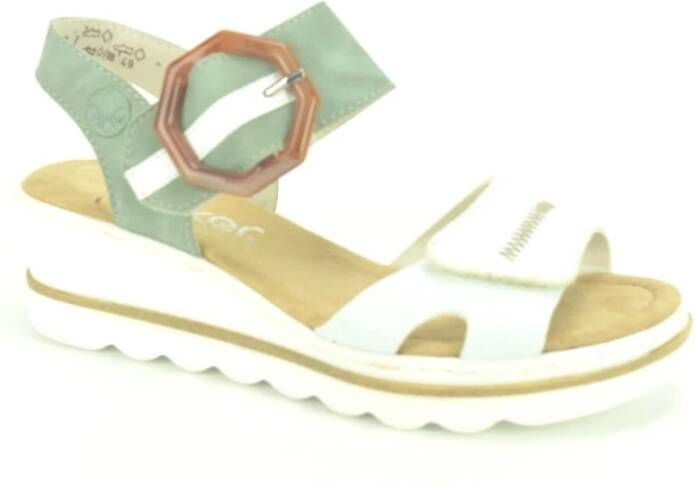 Rieker Sleehakken Wit Dames