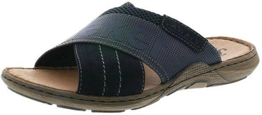 Rieker Pacific Sandals , Blauw, Heren