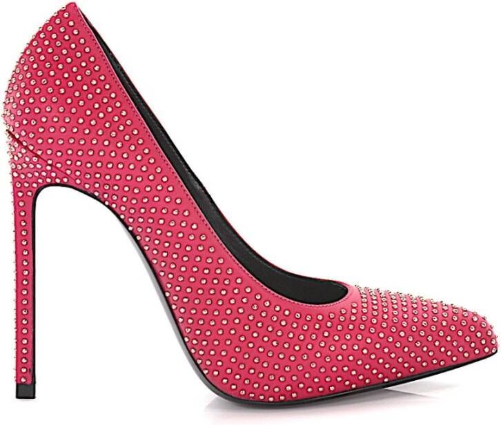 Saint Laurent Hoge hakken pompen kalfsleer , Roze, Dames