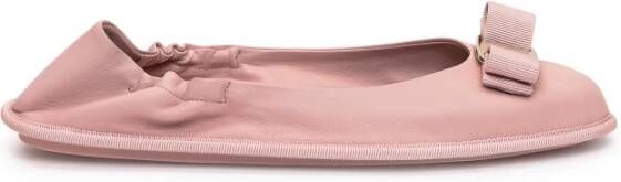 Salvatore Ferragamo Ballerina's Roze Dames